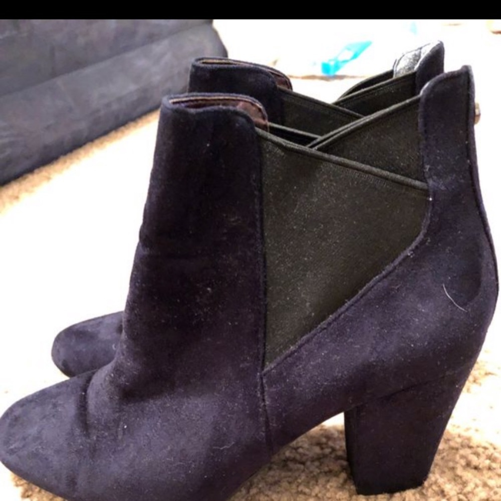 Suede heels